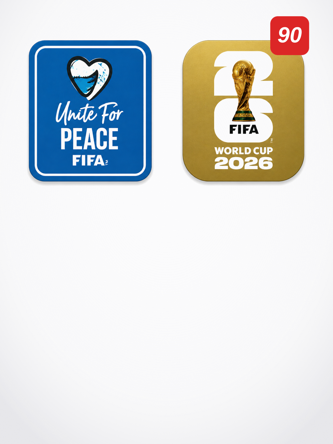 2026 World Cup Gold Champions Patch Set