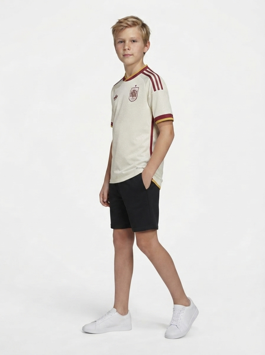 Kids Spain Away kit World Cup 2026 Jersey