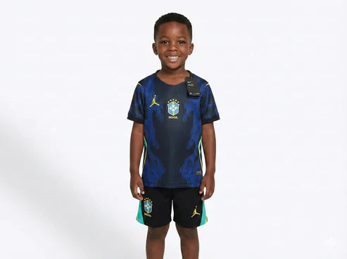 Brazil Away 2026 World Cup Neymar Jr. #10 - Kit Kids Brasil