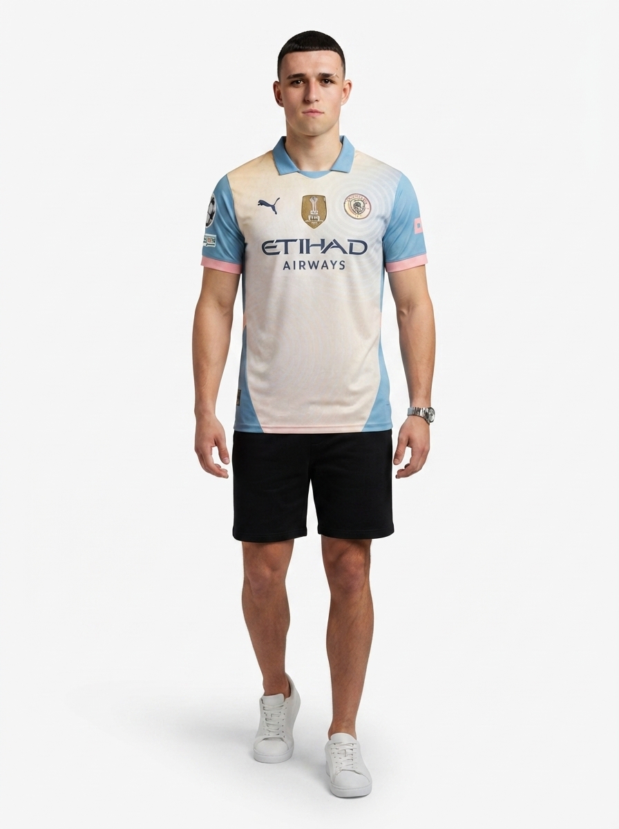 Manchester City 24/25 IV Fourth UCL Jersey - Player Version - Slim Fit