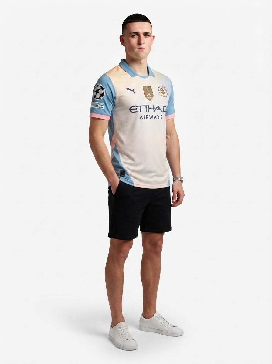 Manchester City 24/25 IV Fourth UCL Jersey - Player Version - Slim Fit