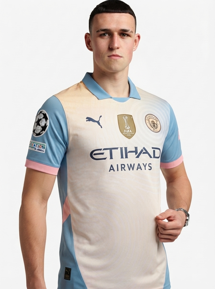Manchester City 24/25 IV Fourth UCL Jersey - Player Version - Slim Fit
