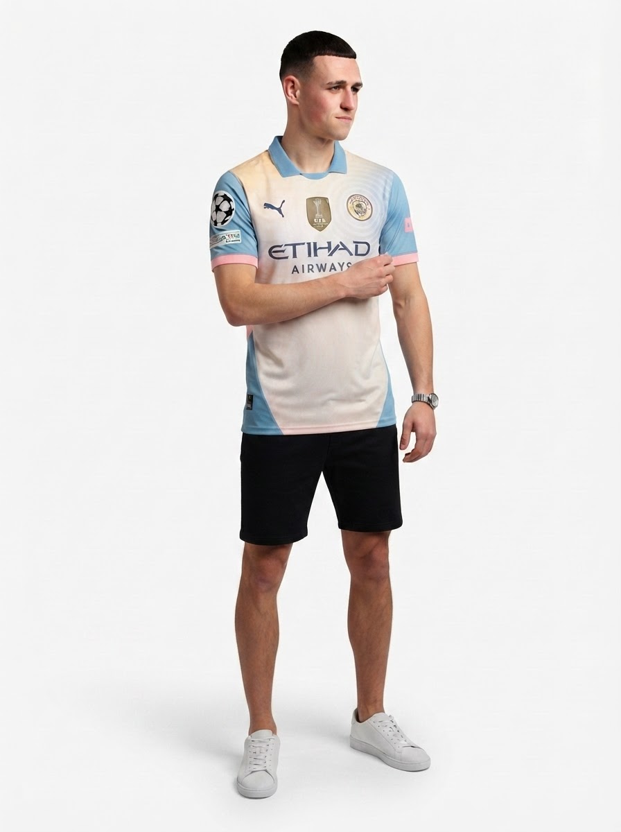 Manchester City 24/25 IV Fourth UCL Jersey - Player Version - Slim Fit