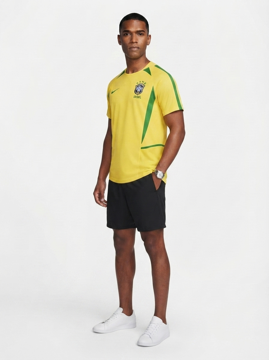 Jersey Retro Brasil 2002 Fan