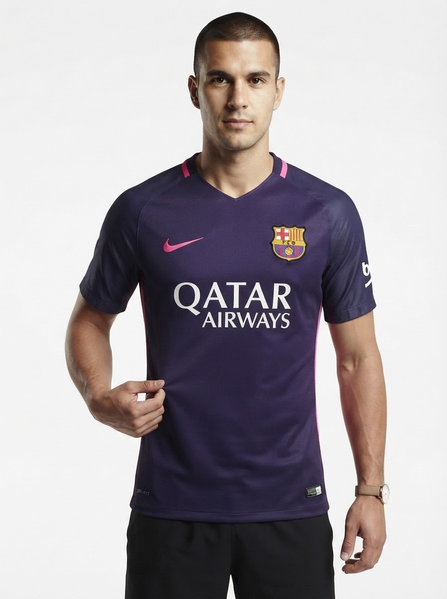 Barcelona 16/17 II Away Jersey - Retro Version