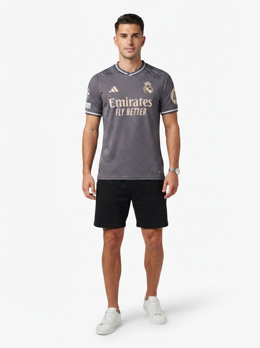 Kylian Mbappe Real Madrid 24/25 III Third Jersey - Player Version - Slim Fit