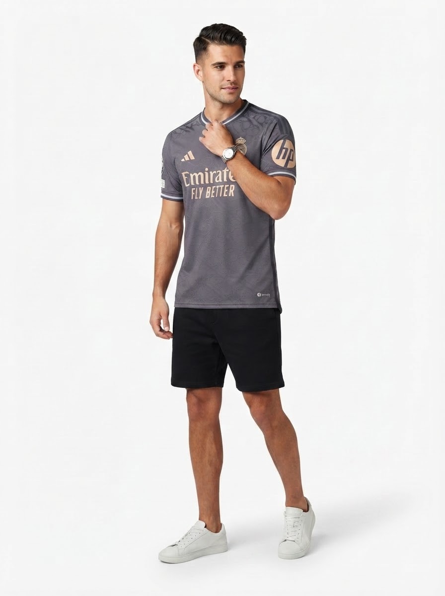Kylian Mbappe Real Madrid 24/25 III Third Jersey - Player Version - Slim Fit