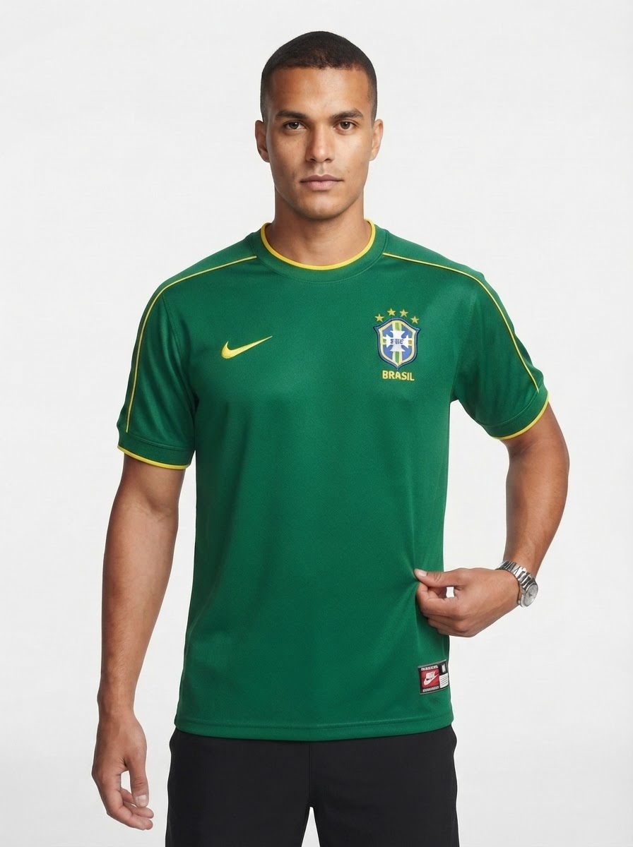 Jersey Retro Brasil 1998 Fan