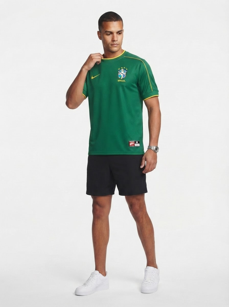 Jersey Retro Brasil 1998 Fan