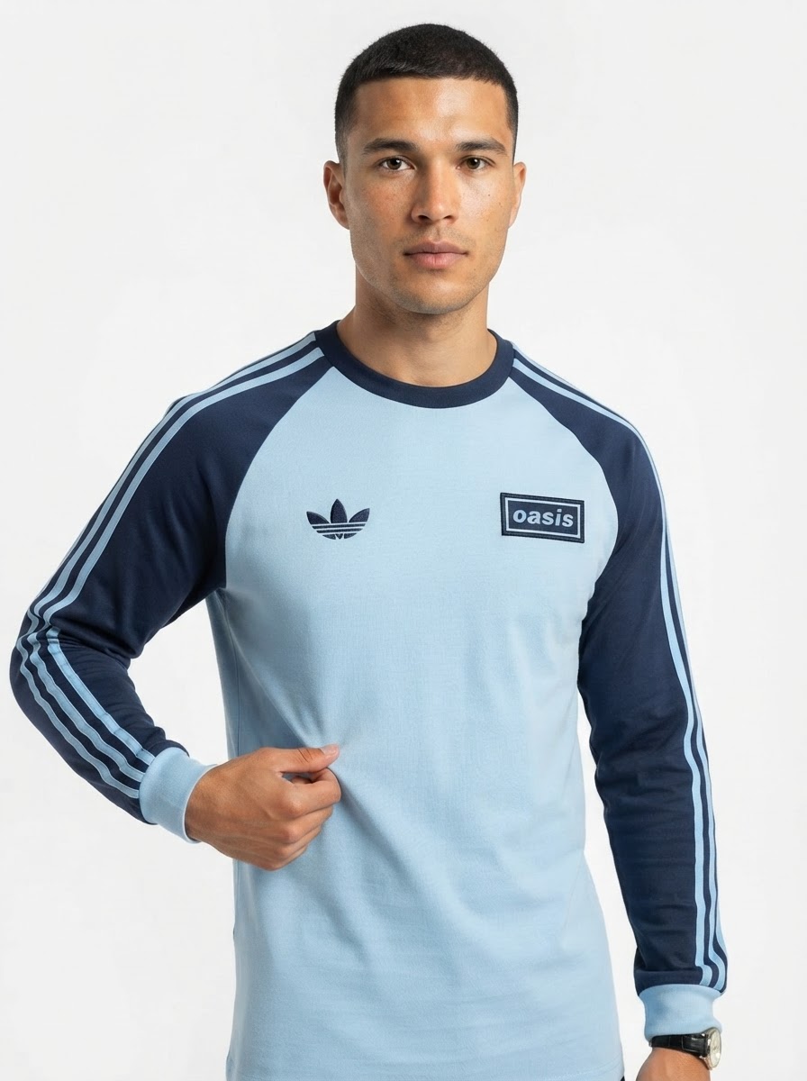 OASIS Long Sleeve 3 Stripes - Blue
