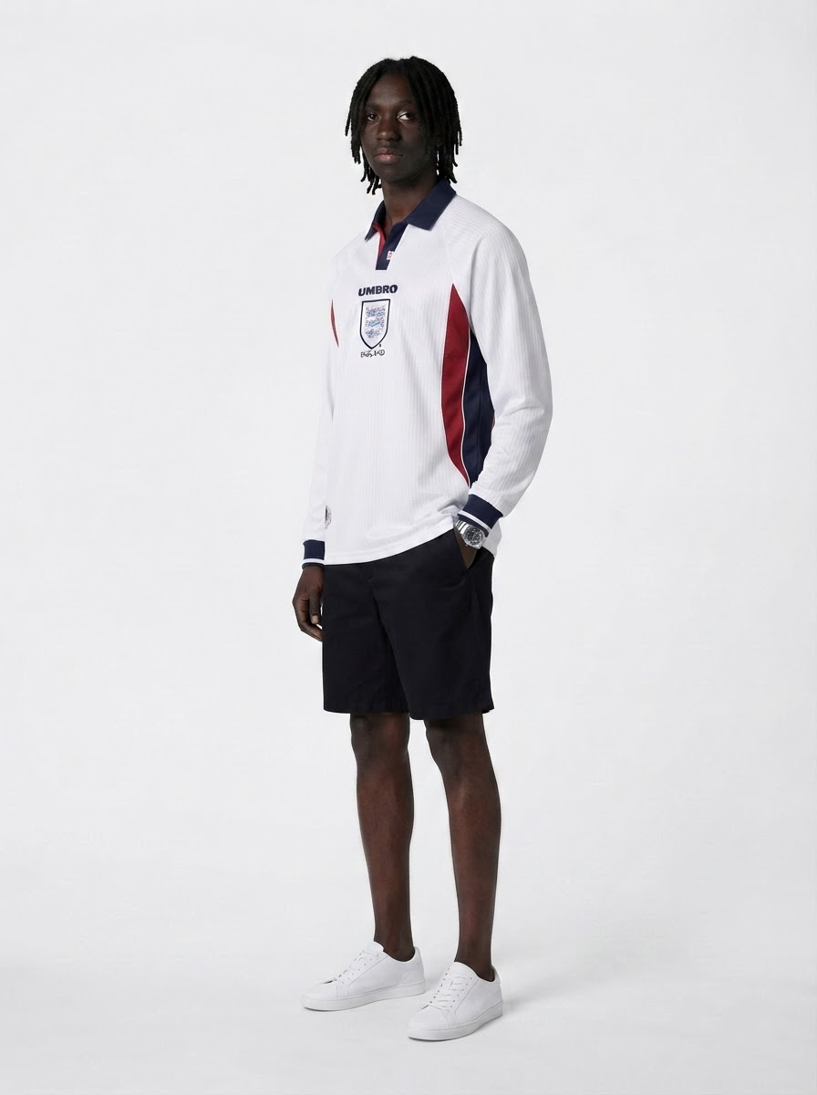 Jersey Retro Inglaterra 1998/99 I Longsleeve