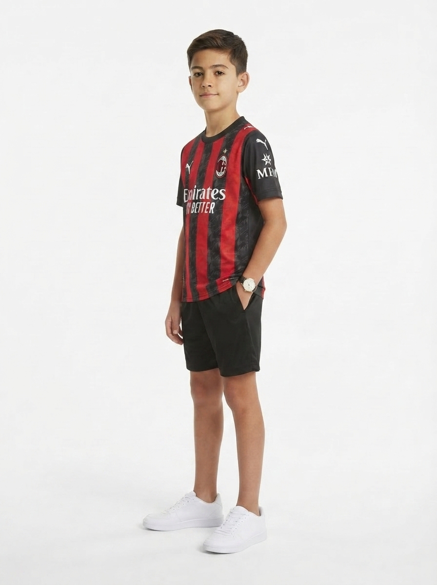 AC Milan 2025/26 Home Kids Kit