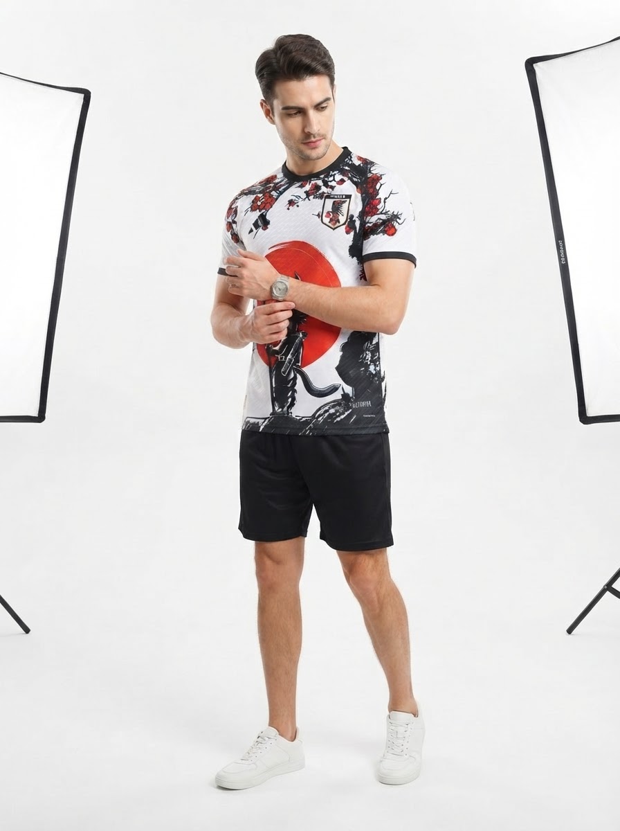 Japan 25/26 Special Edition Jersey - White - Player Version - Slim Fit
