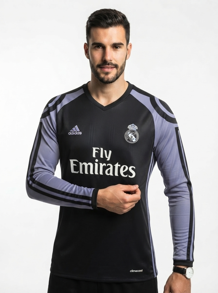 Real Madrid 16/17 III Third Jersey - Long Sleeve Retro Version