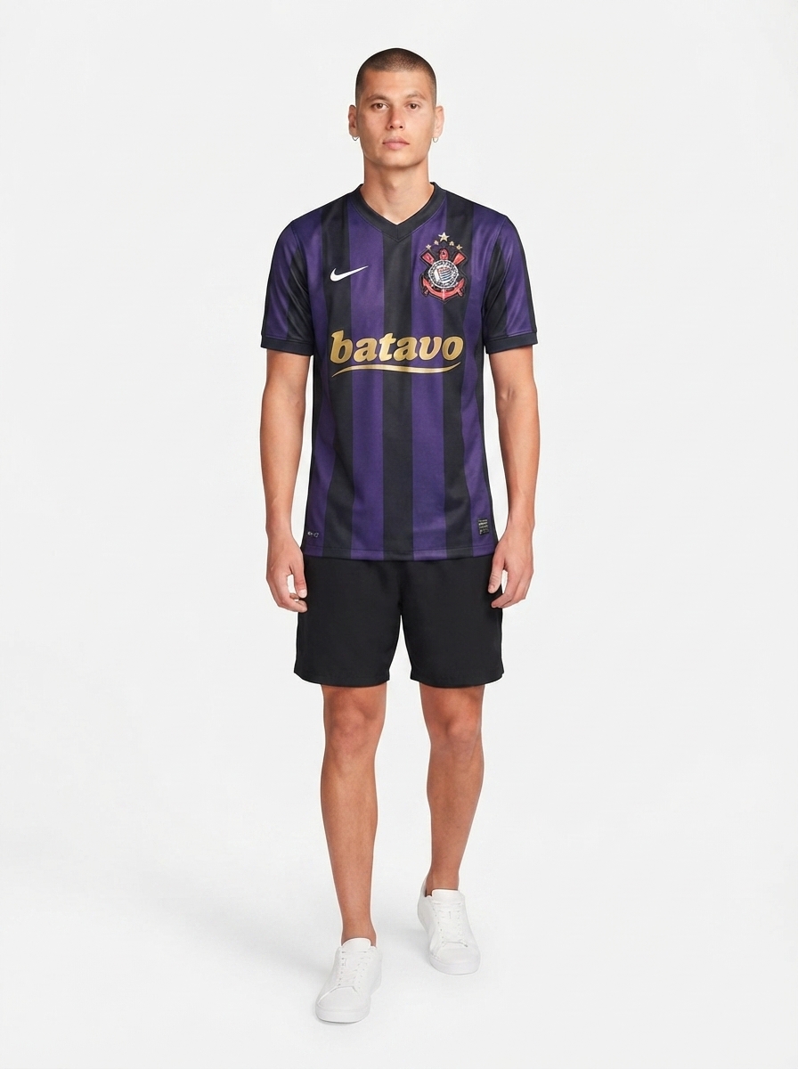Corinthians 2009 II Away Jersey - Retro Version