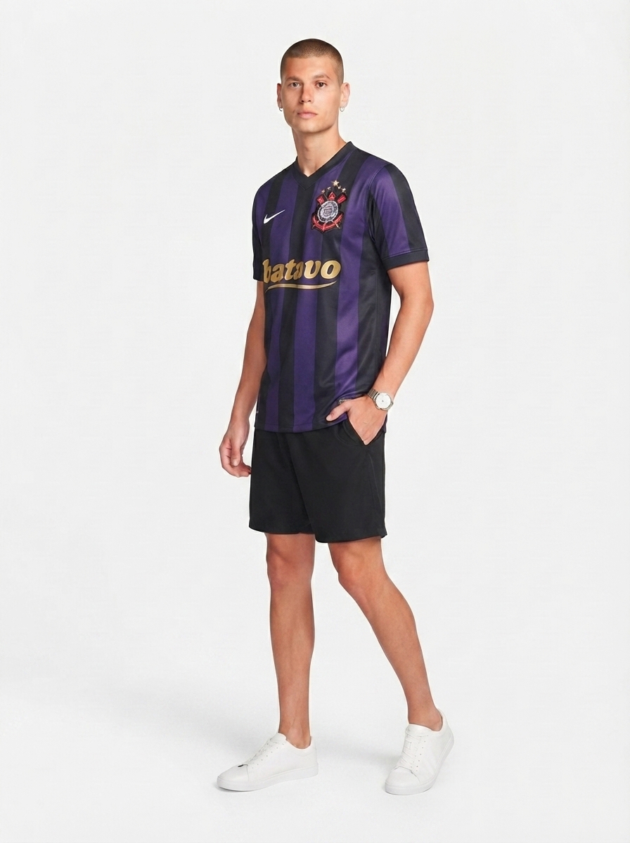 Corinthians 2009 II Away Jersey - Retro Version
