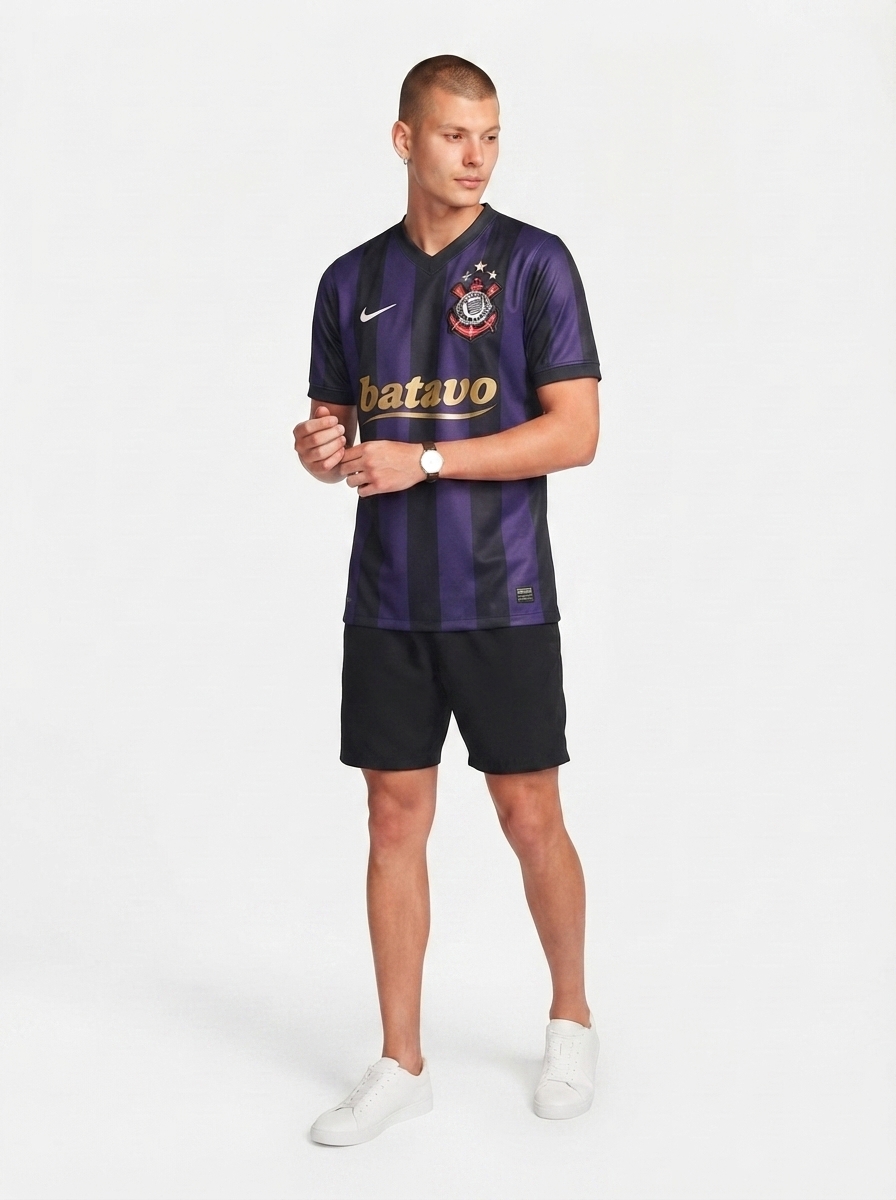 Corinthians 2009 II Away Jersey - Retro Version