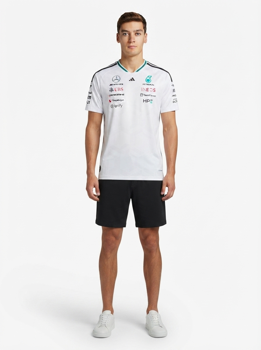 Mercedes 2026 Driver Tee White F1