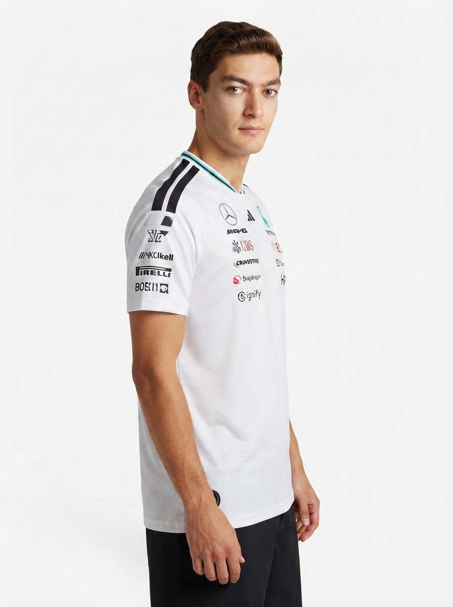 Mercedes 2026 Driver Tee White F1