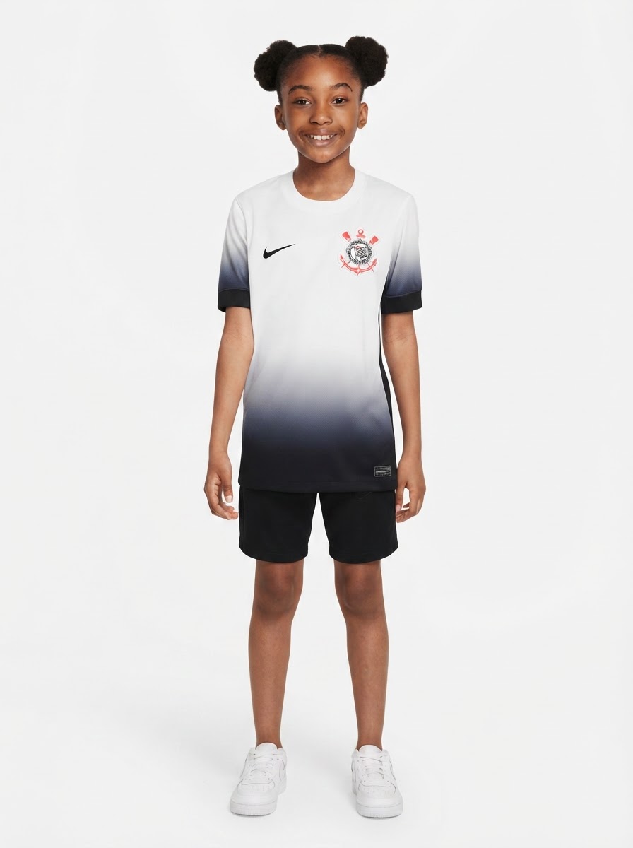 Kids KIT Corinthians Home Jersey 2024/25