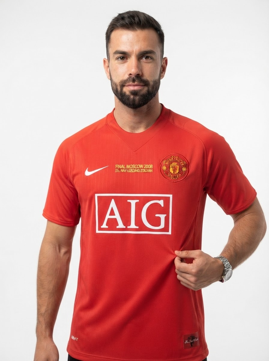 Manchester United Retro 2007/08 Champions League Edition - RED
