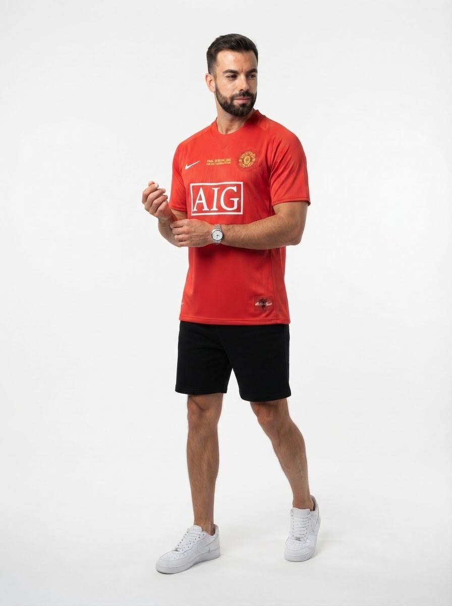 Manchester United Retro 2007/08 Champions League Edition - RED