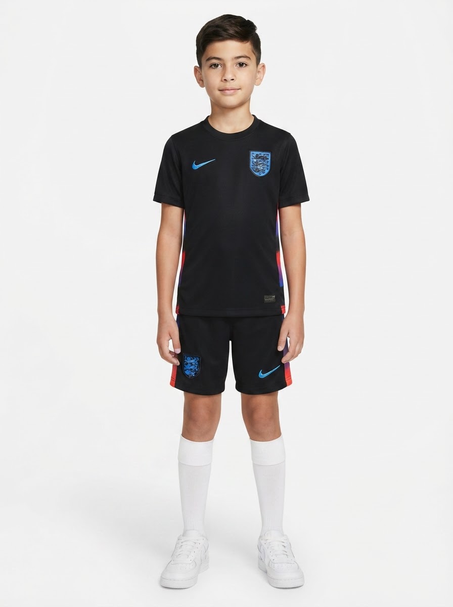 England 2025/26 Away Kids Kit