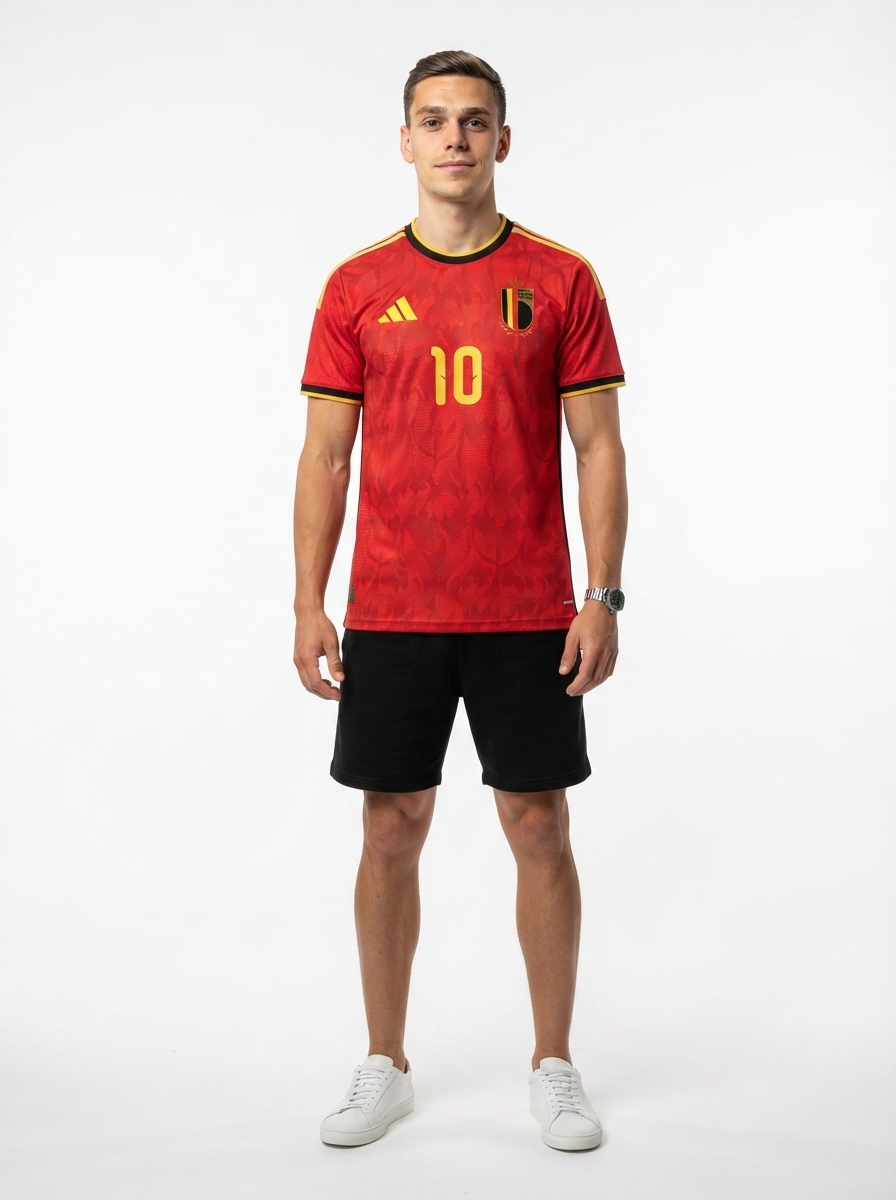 Belgium Home Trossard 10 Fan Jersey Shirt 2026 World Cup