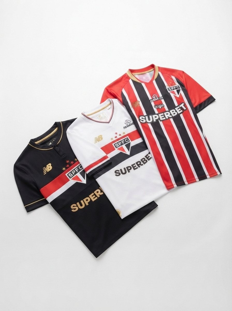 Combo 3 Mantos do Sao Paulo 2025 - Fan Version