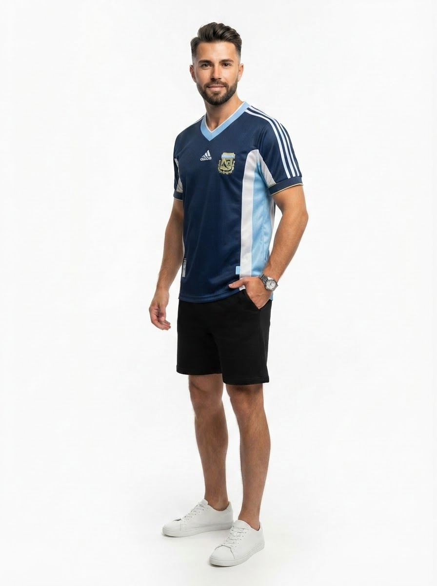 Argentina 1998 II Away Jersey - Retro Version