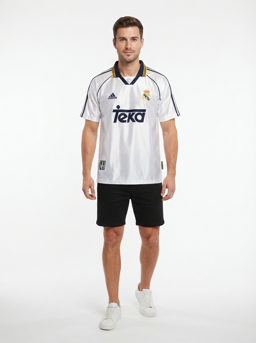 Real Madrid 98/00 I Home Jersey - Retro Version