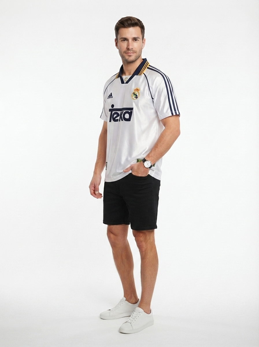 Real Madrid 98/00 I Home Jersey - Retro Version