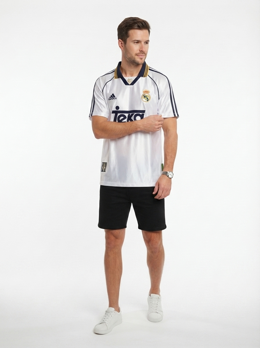 Real Madrid 98/00 I Home Jersey - Retro Version