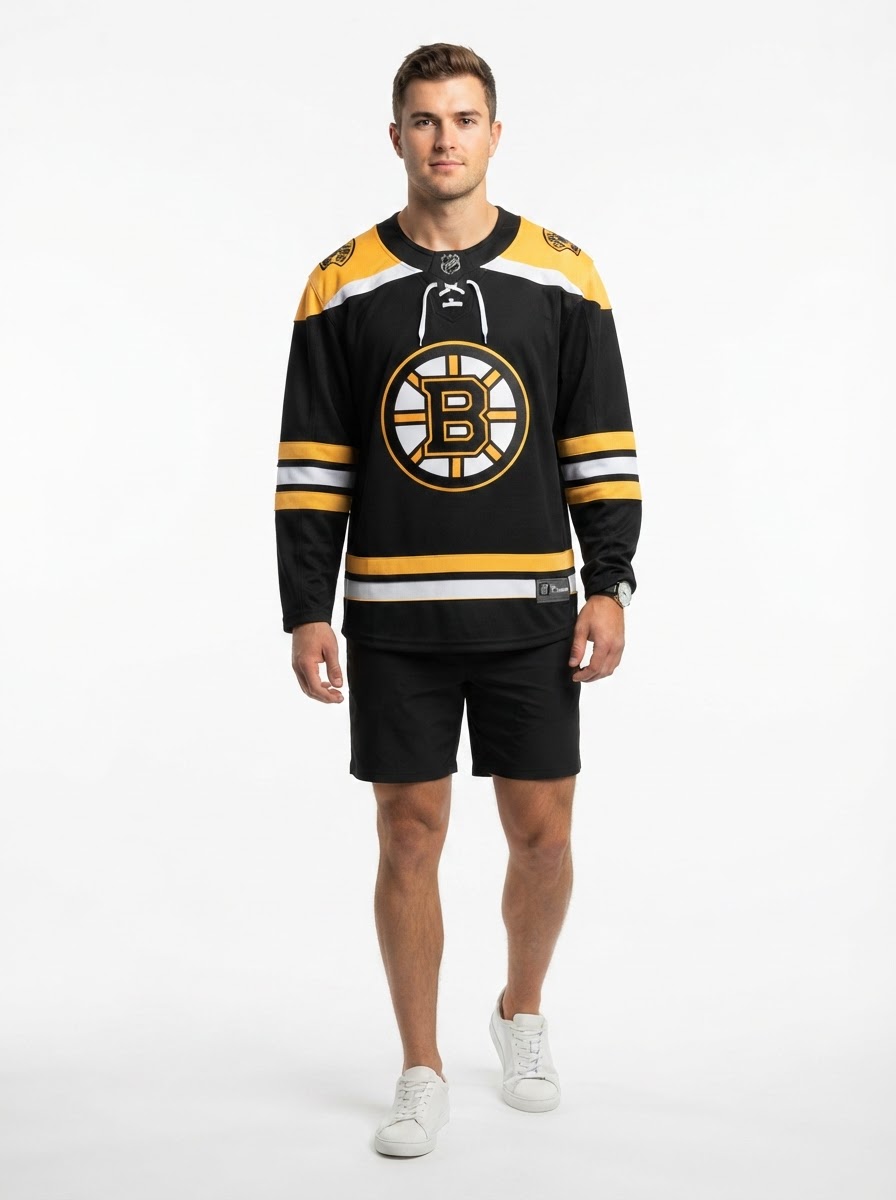 Boston Bruins Black Breakaway Home Jersey