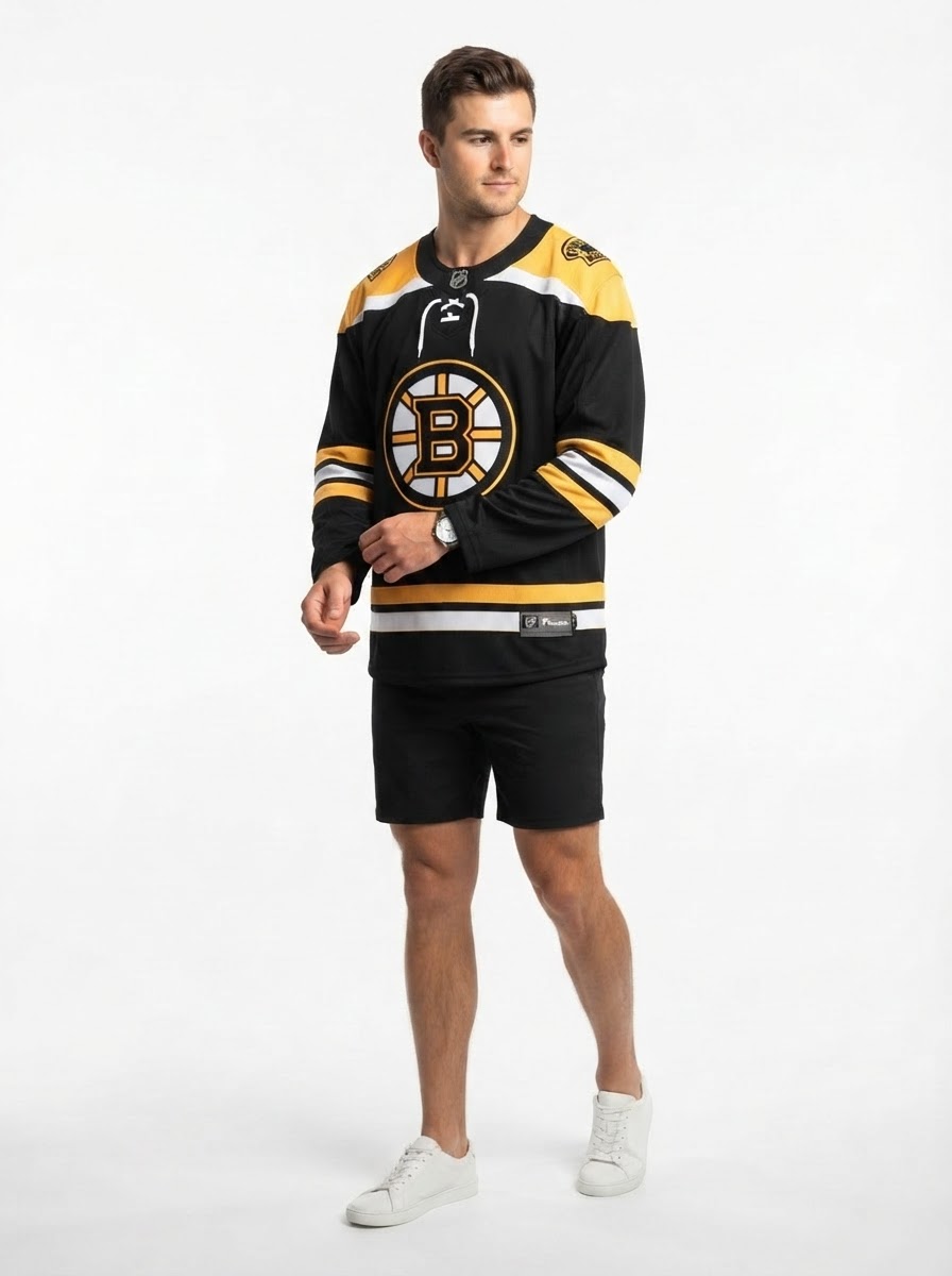 Boston Bruins Black Breakaway Home Jersey