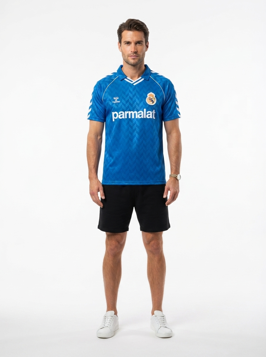 Real Madrid 86/87 II Away Jersey - Retro Version