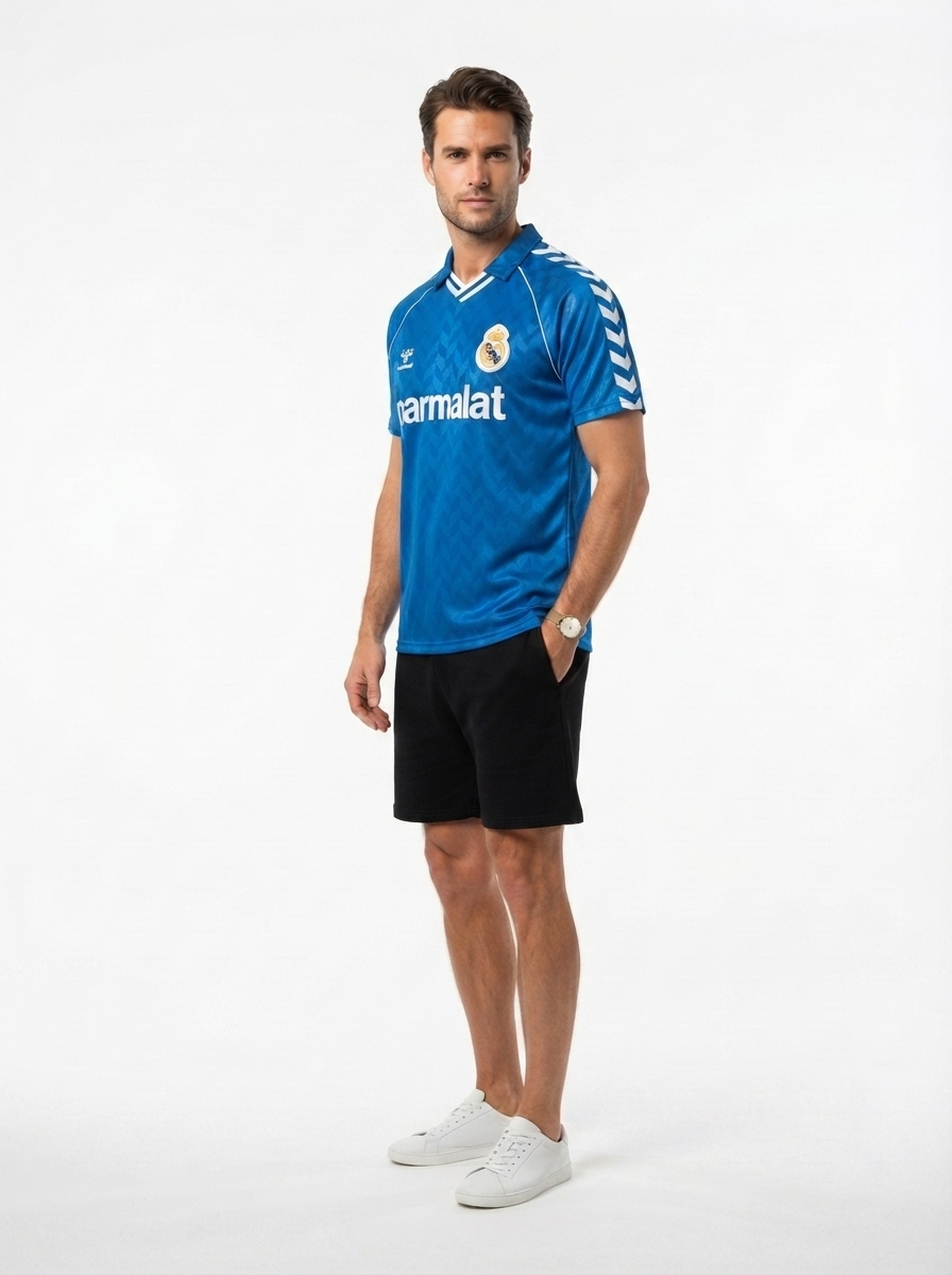 Real Madrid 86/87 II Away Jersey - Retro Version