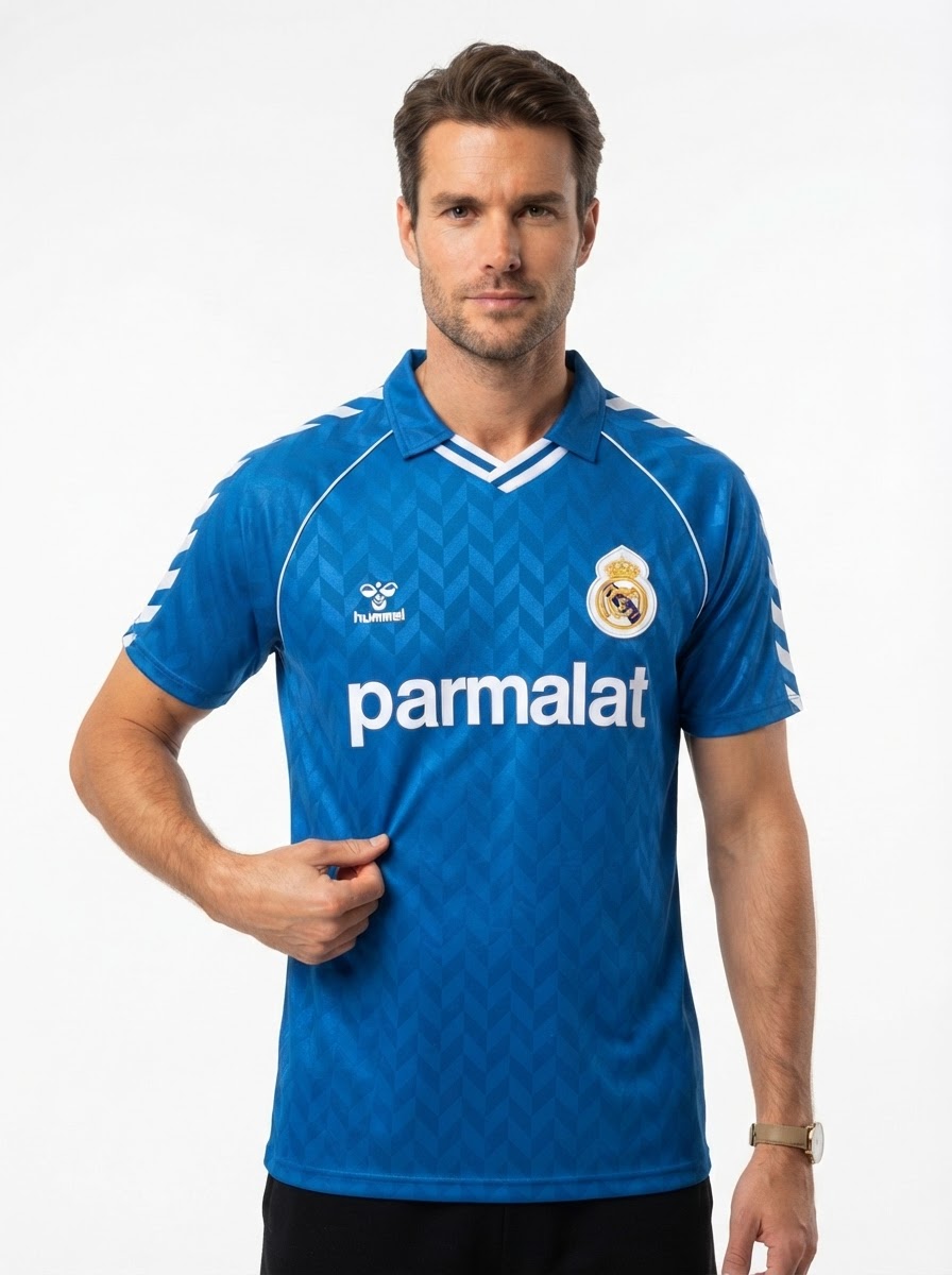 Real Madrid 86/87 II Away Jersey - Retro Version
