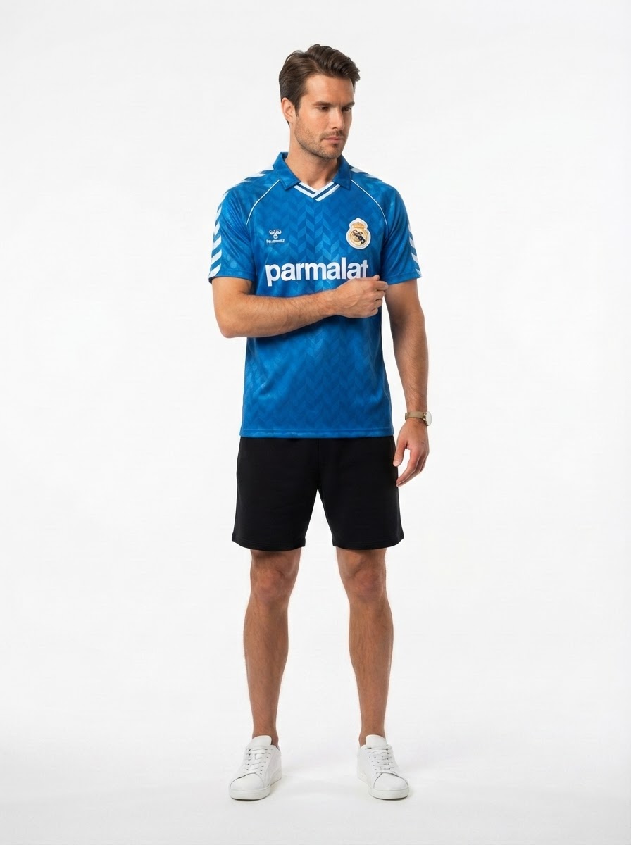 Real Madrid 86/87 II Away Jersey - Retro Version