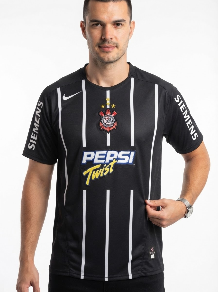 Jersey Corinthians Retrô Away 2004