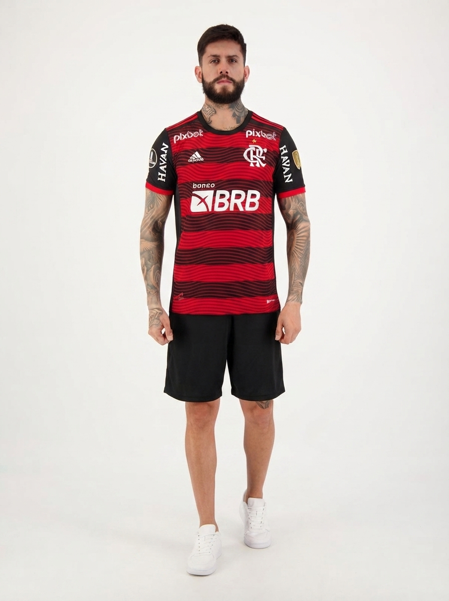Jersey Retro Flamengo 2022 Home - Patch Libertadores