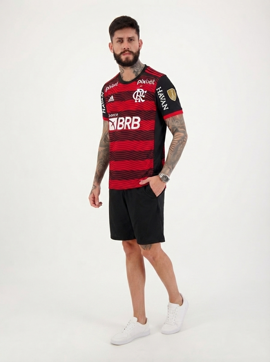 Jersey Retro Flamengo 2022 Home - Patch Libertadores