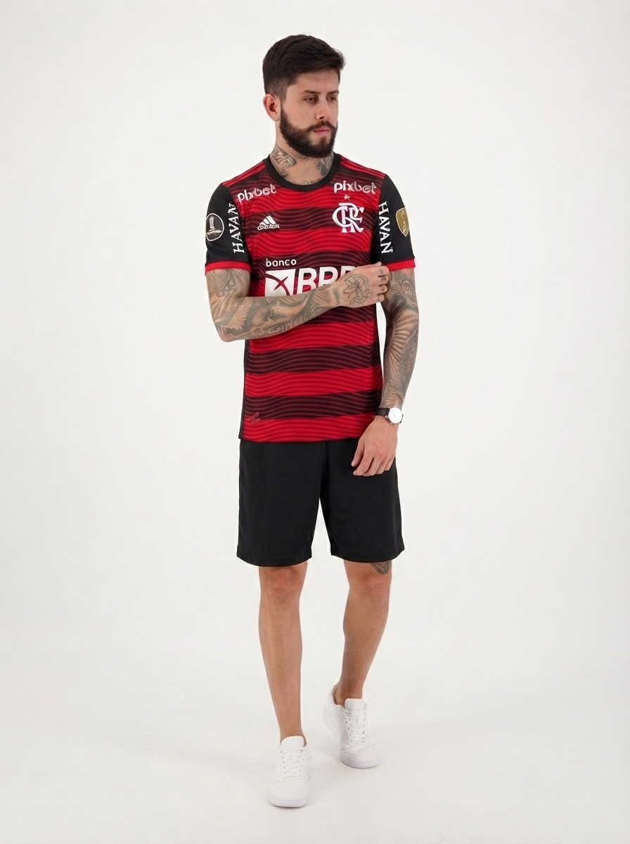 Jersey Retro Flamengo 2022 Home - Patch Libertadores