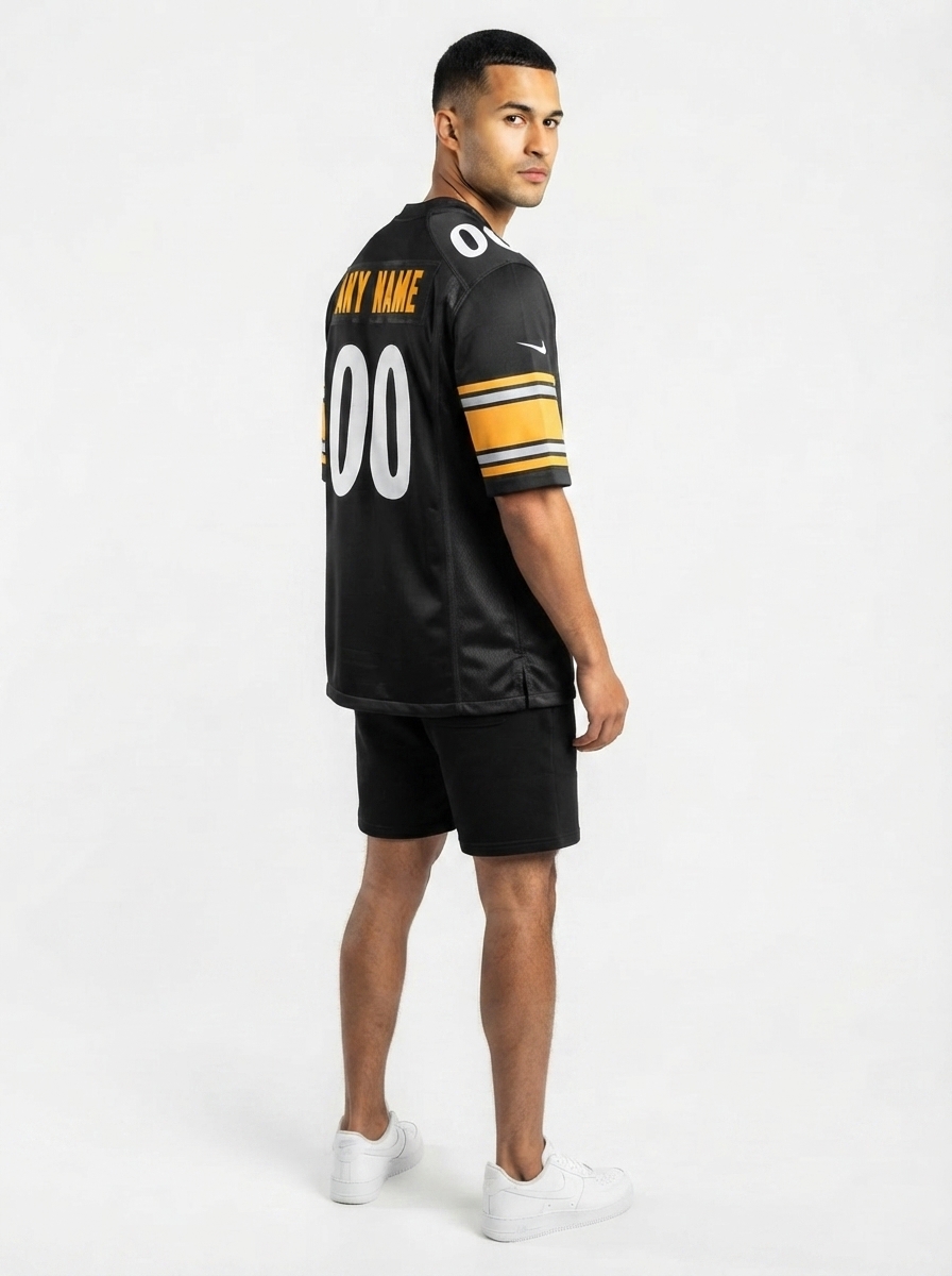 Pittsburgh Steelers - Custom Game Jersey - Black