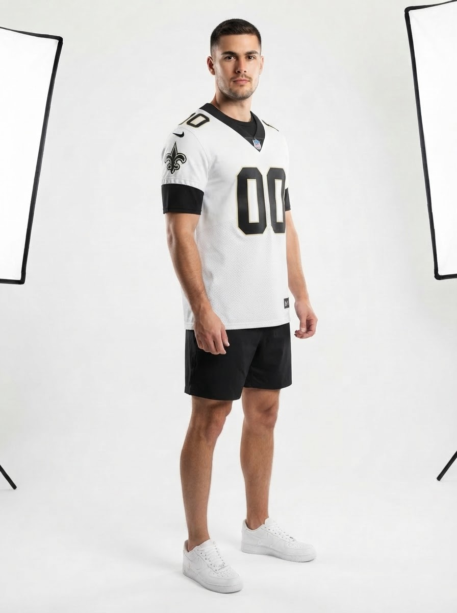 New Orleans Saints - Custom Jersey - White
