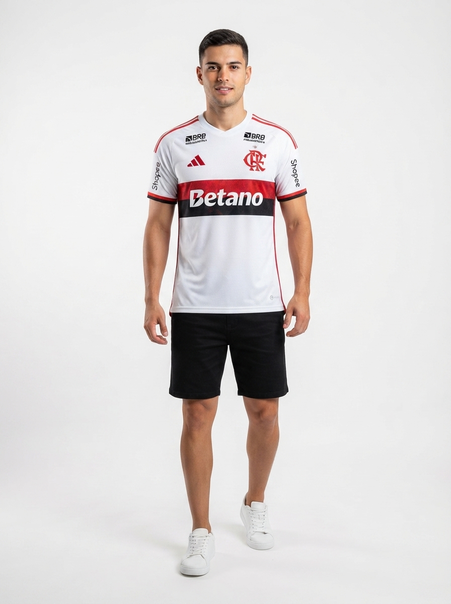 Flamengo 26/27 Away Jersey #9 PEDRO - with Sponsors - Fan Version