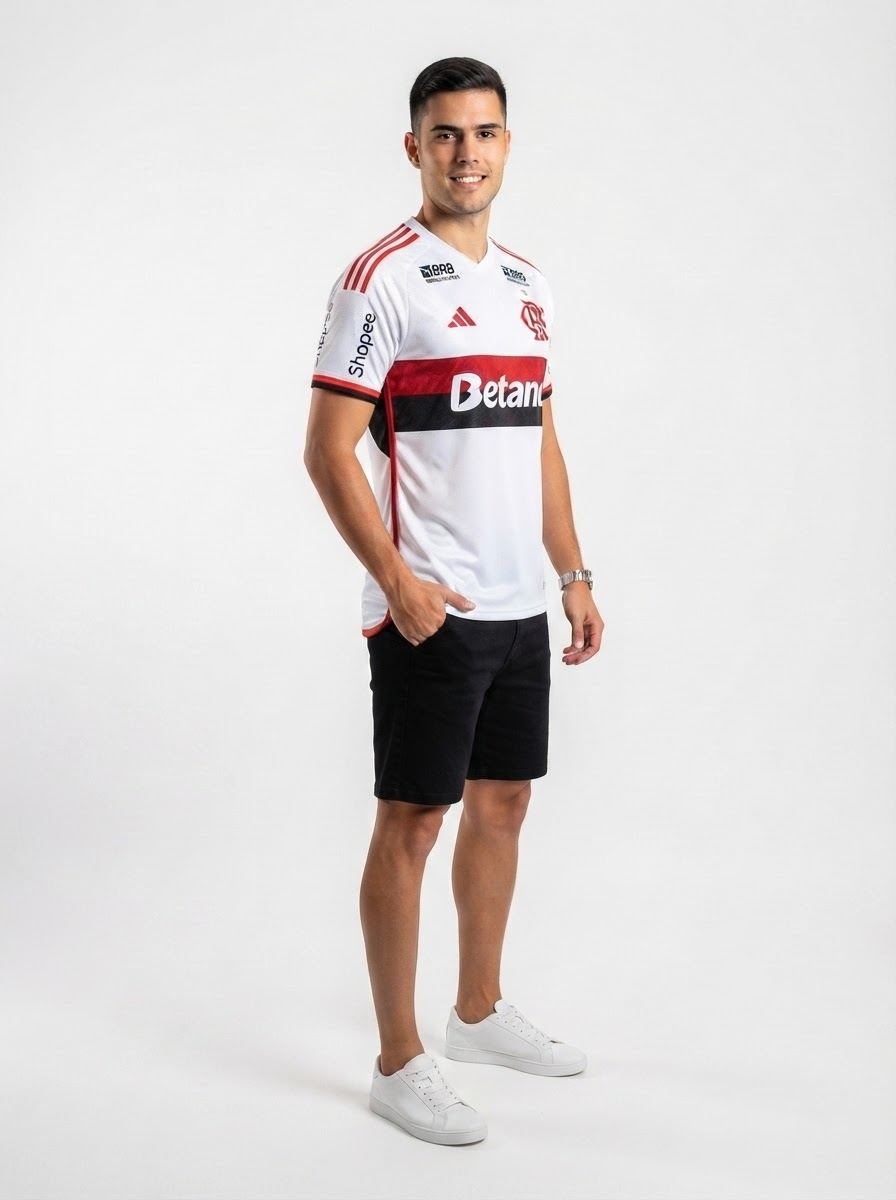 Flamengo 26/27 Away Jersey #9 PEDRO - with Sponsors - Fan Version