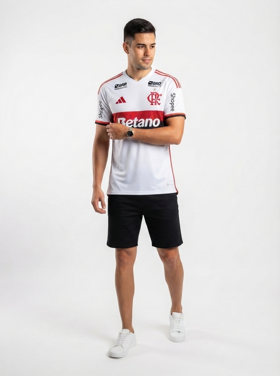 Flamengo 26/27 Away Jersey #9 PEDRO - with Sponsors - Fan Version