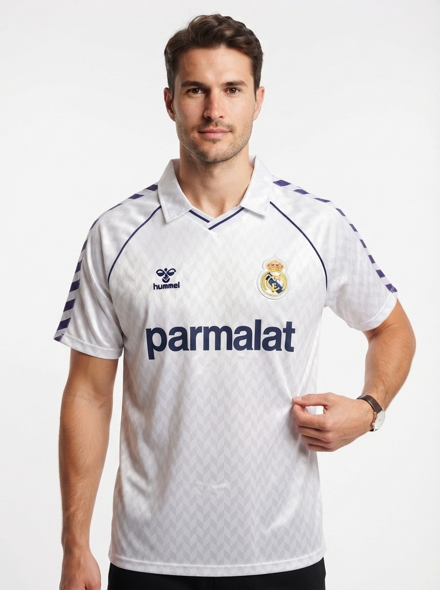 Real Madrid 86/87 I Home Jersey - Retro Version