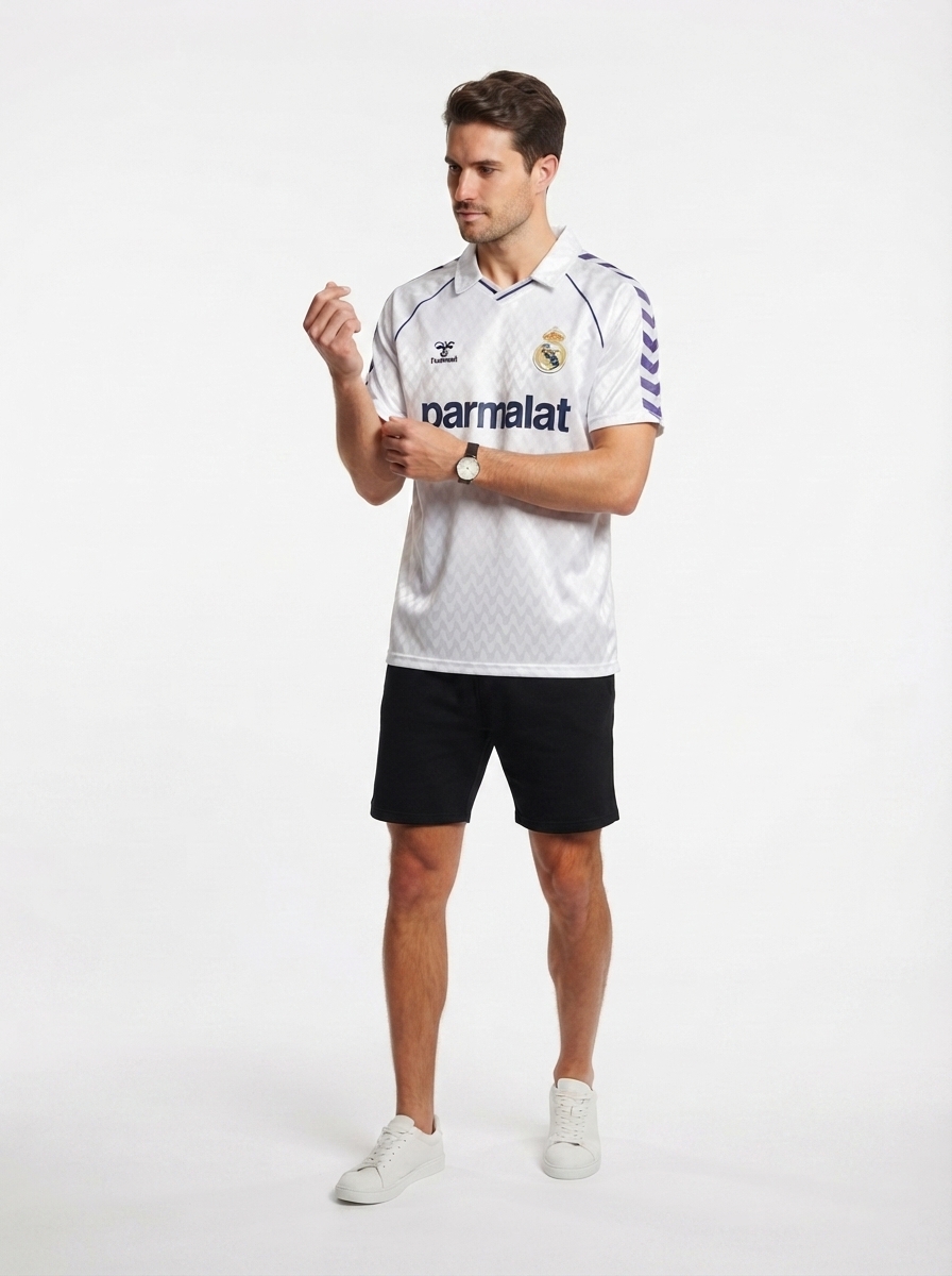 Real Madrid 86/87 I Home Jersey - Retro Version